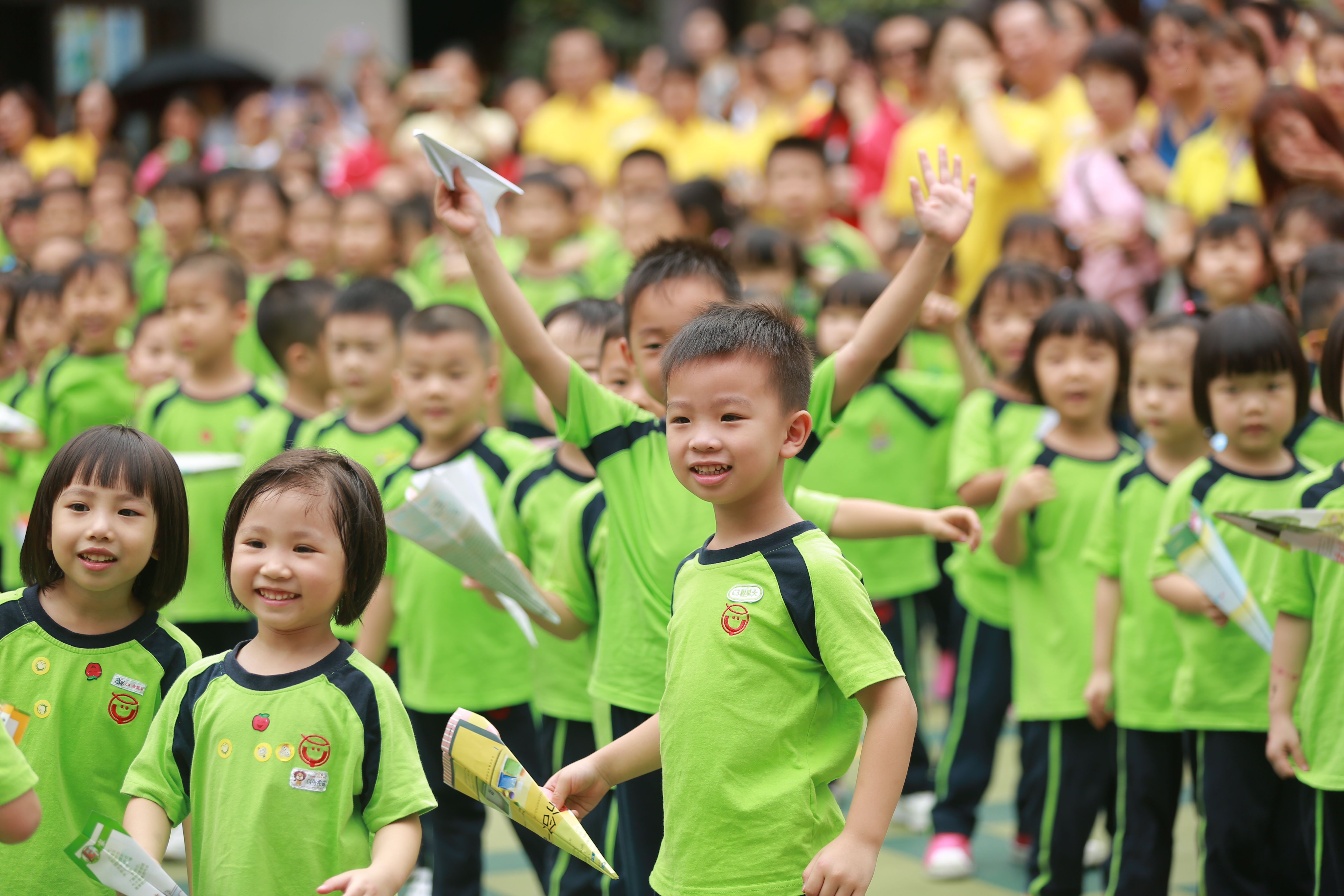 空气态势感知系统无人机编队…… 这些高科技“惊艳”市二幼科技节(图3)